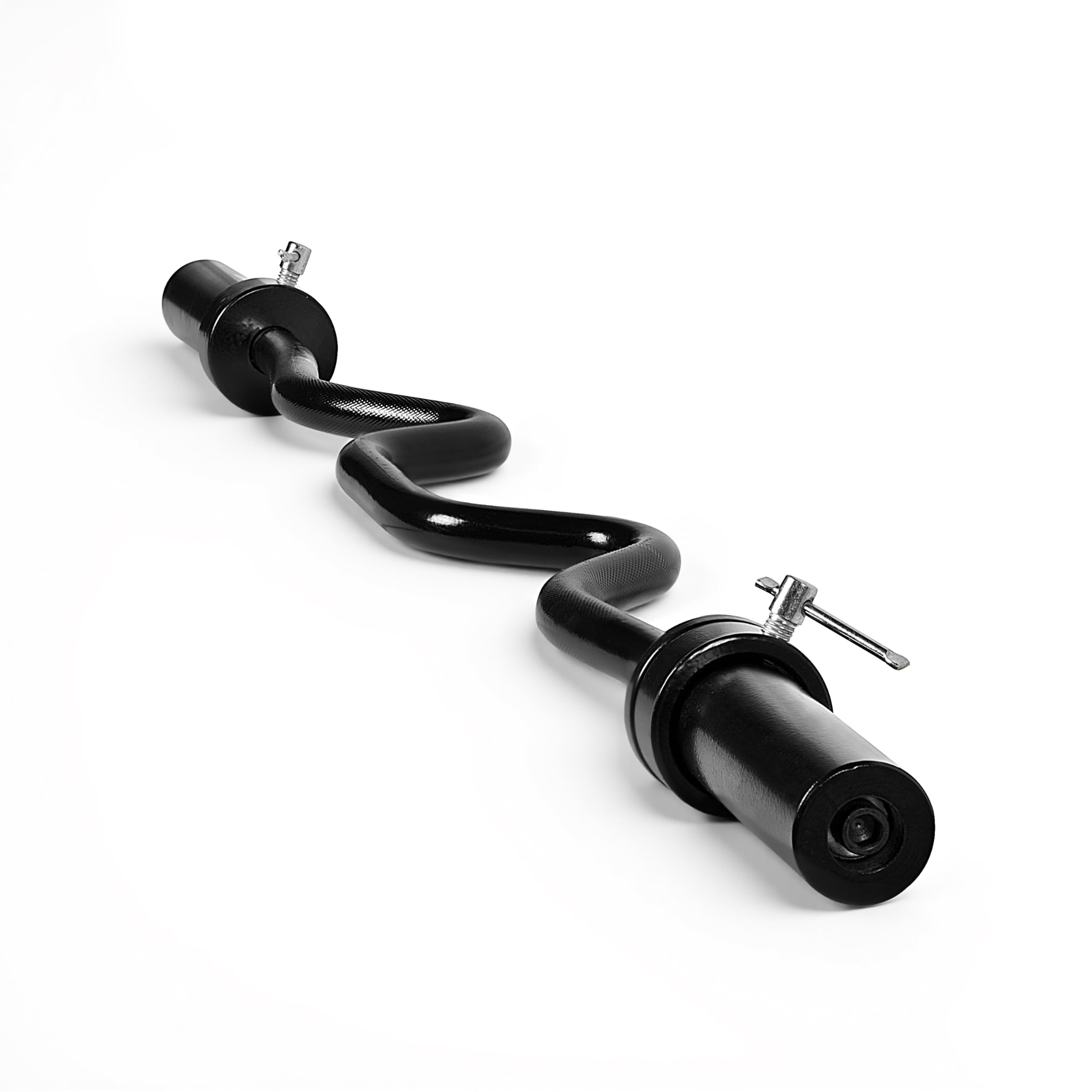 CAP 48-Inch Olympic Super Curl Bar, Classic, Black, 500lb Capacity